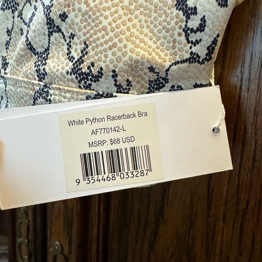 Anthropologie All Fenix White Python Racerback Sp… - image 4